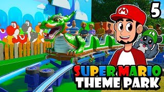 Super Mario Theme Park  Animated Screens  Planet Coaster [upl. by Thant27]