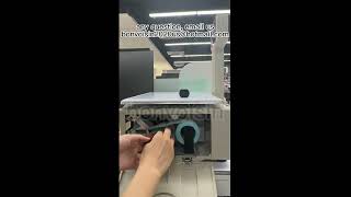 Bonvoisin Label Printing Scale How to Install Label Paper [upl. by Jolyn]