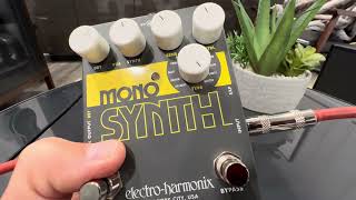 ElectroHarmonix Mono Synth [upl. by Yalahs]