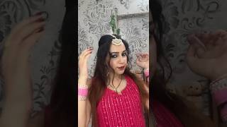 Hairstyle for mang tikka mangtikahairstyle hairstyletutorial shorts trending [upl. by Sophey638]