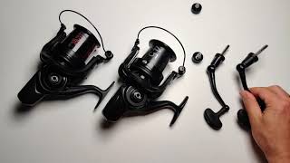 Daiwa Crosscast 45 SCW QD vs Emblem 45 SCW QD [upl. by Aninotna]