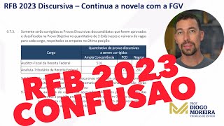 Concurso RFB 2023 resultado das discursivas gerando polêmicas e dúvidas [upl. by Aicilyhp869]