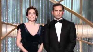 Golden Globe  Tina Fey and Steve Carell [upl. by Rudich]