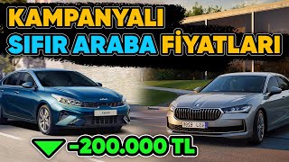 Haziran 2024 Kampanyalı Sıfır Araba Fiyatları  Güncel Araba Fiyatları [upl. by Armillas]