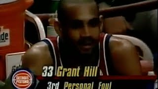 Pippen  Jordan lock down Grant Hill  199596 Season [upl. by Oiziruam]