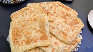 Msemen Facile  Crêpes Feuilletées à la poêle  AVEC ASTUCE POUR LES DEBUTANTS [upl. by Natam]