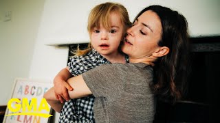 Greys Anatomy star Caterina Scorsone talks Down syndrome advocacy and her daughter  GMA Digital [upl. by Iad]