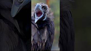 Near extinct Cinereous Vulture looking around wildlife shorts vulture [upl. by Purdy]