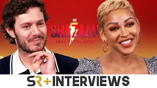 Adam Brody amp Meagan Good Interview Shazam Fury Of The Gods [upl. by Yornoc]