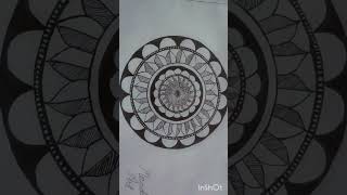 Mandala art mandalaart artist mandaladesign 1ksubscribers art Shyam ki diwani [upl. by Esinrahc]