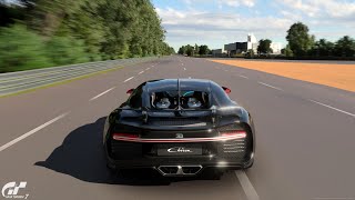 Gran Turismo 7  Bugatti Chiron 16  Circuit De La Sarthe No Chicane 4KPS5 [upl. by Niletac719]