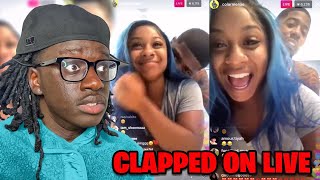 Girl Records Herself Getting CLAPPED ON LIVE… [upl. by Crysta]