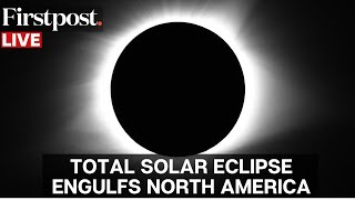 Total Solar Eclipse 2024 LIVE Scientists and Astronomy Fans Gather to Witness the Rare Phenomenon [upl. by Westney]