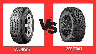 Tire Size 25565r17 vs 26570r17 [upl. by Mchail]