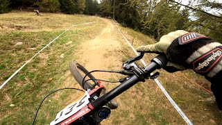 IXS Downhillcup Bellwald Schweiz 2023 specialized demo by racepointbikeshop [upl. by Analle]