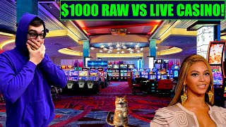 1000 RAW VS LIVE CASINO GAME MADNESS MAX WIN INCOMING [upl. by Eniamerej969]