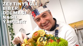 Zeytinyağlı Biber Dolması  Chef Oktay Usta [upl. by Elana]