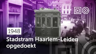 📽️ Het einde voor de Haarlemse tram 1948 [upl. by Leirea]