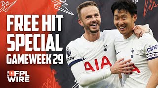 Free Hit Special  Gameweek 29 Pod  The FPL Wire  Fantasy Premier League Tips 202324 [upl. by Lalittah]