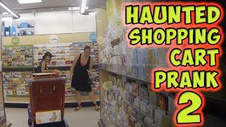 Haunted Shopping Cart Prank 2 [upl. by Gena]