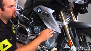 INSTALL BMW R1200GS Water Cooled  Upper Crash Bars Revised [upl. by Enilasor871]