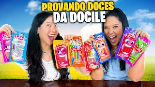 PROVANDO DOCES DA DOCILE  Blog das irmãs [upl. by Eerual]