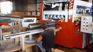 Leadermac LMC1600 Panel Ripsaw Arbor Change [upl. by Etteiram]