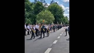 Schützenfest Horsten 2024  Ausmarsch der Fahnen [upl. by Galven658]