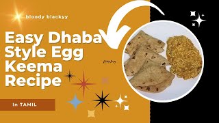 Egg keema recipe Dhaba style egg keema recipecooking முட்டை recipe [upl. by Nwhas]