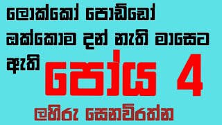 maasekata athy poya dina 4මාසෙකට ඇති පෝය දින 4 [upl. by Eveleen]