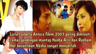 Laila Isabella Antara filem paling diminatiTahun 2003apa kahbar Nasha Aziz dan Rosham nor sekarang [upl. by Rexford]