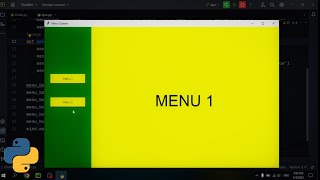 PYTHON Tkinter Menu System [upl. by Placia]
