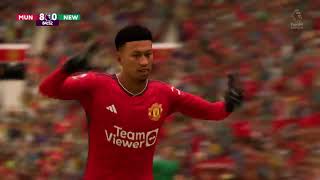 Lingard Goal Vs Newcastle Utd FC 24 [upl. by Gerg549]