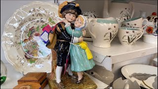 Antiques UK 🇬🇧 Vintage Porcelain Figurines in the SHOP [upl. by Pepe]