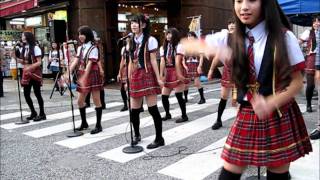 20111218 RYUKYU IDOL仮 福地正  ヘビーローテーション ＠国際通り [upl. by Anilat]