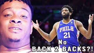 Joel Embiid Investigation For Not Playing BACK TO BACKS [upl. by Aduhey]