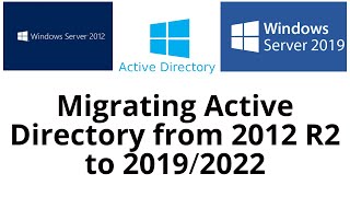 Windows Server Migration 2012 to 20192022 How to Migrate Windows Server 2012 AD in 20192022 [upl. by Yadseut]