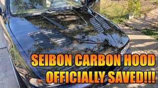 E39 540i  Seibon Carbon Hood Officially Recleared [upl. by Orazal121]