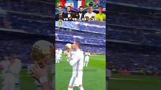 Ronaldo VS Messi VS Benzema VS R9 VS Me Ballon D’or Trophies [upl. by Phaih]