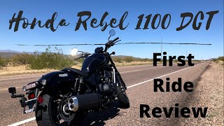 First Ride Honda rebel 1100 Review DCT Dual Clutch Transmission with Top Speed from MotoCity [upl. by Imoyik835]