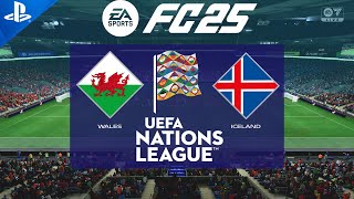 FC 25  Wales vs Iceland  Nations League 2024  PS5 Full Match [upl. by Zaria]