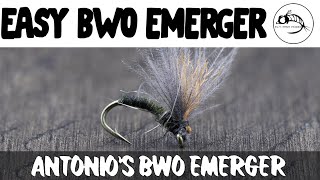 Fly Tying Tutorial Antonios BWO Emerger  EASY DRY FLY [upl. by Pero]