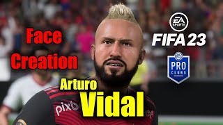 FIFA 23  Arturo Vidal  Face Creation [upl. by Agretha865]