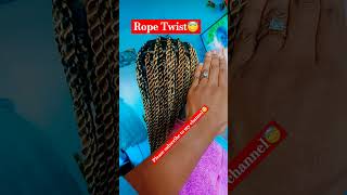 Rope Twist shortvideo hairstyles braids [upl. by Sanderson298]