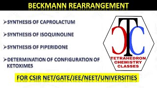 BECKMANN REARRANGEMENT [upl. by Crist]