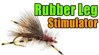 Rubber Leg Stimulator Fly Tying  Randall Kaufmann Fly Pattern [upl. by Alguire]