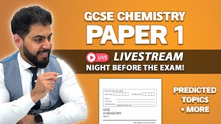 📝 GCSE Chemistry Paper 1  🔴 Live Stream  830PM  Predicted Topics  Combined amp Triple Science [upl. by Atreb]