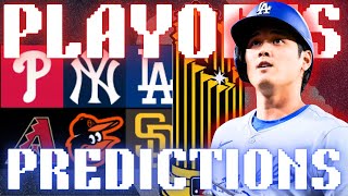 Official 2024 MLB Playoffs Predictions [upl. by Imojean]