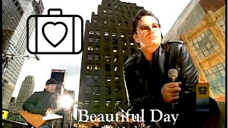 U2  Beautiful Day Live In Times Square MTV 2000 [upl. by Brianna]