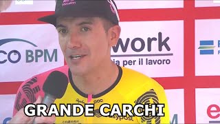 RICHARD CARAPAZ REACCIONA TRAS SER SEGUNDO EN TREVALLIVERESINE GANANDOLE A POGACAR Y ROGLIC [upl. by Mauer]